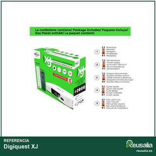 Digiquest XJ receptor digital terrestre doble