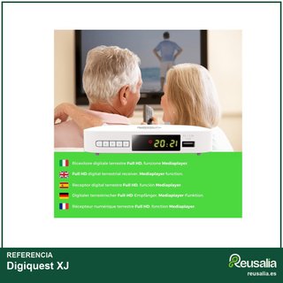 Digiquest XJ receptor digital terrestre doble