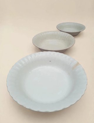 Lote 5 Ensaladeras La Cartuja Blancas
