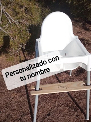 Reposapiés madera para trona Ikea