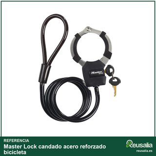 Master Lock candado acero reforzado bicicleta