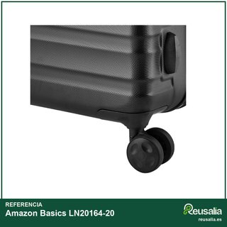 Amazon Basics maleta rígida ABS negra