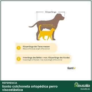 lionto colchoneta ortopédica perro viscoelástica