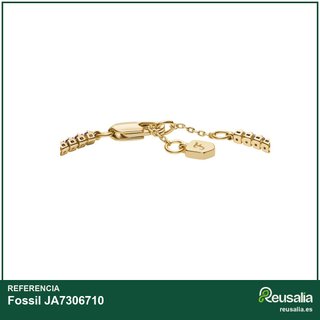Fossil Ellis pulsera latón dorado JA7306710