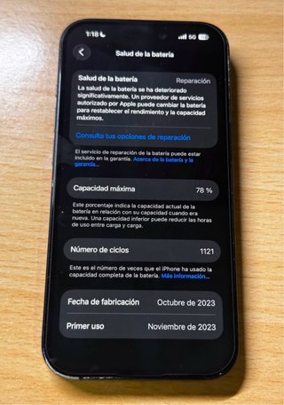 iPhone 15 128GB Negro