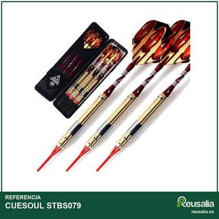 CUESOUL juego dardos punta blanda 16g