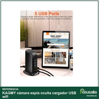 KAGMY cámara mini compacta cargador USB wifi