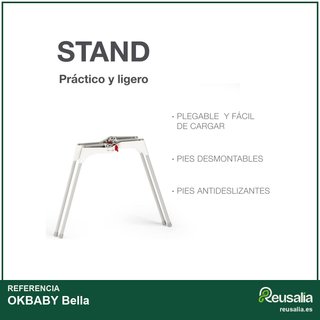 OKBABY Bella bañera bebé con soporte plegable