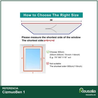 Sello ventana aire acondicionado portátil 300cm