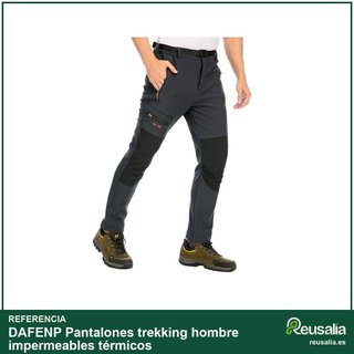 Pantalones trekking hombre impermeables térmicos