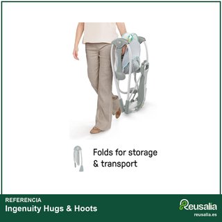 Ingenuity Hugs & Hoots columpio plegable hamaca