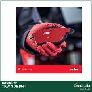 TRW GDB1844 pastillas freno trasero avisador
