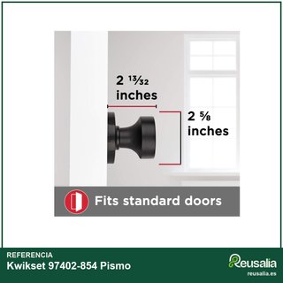 Kwikset 97402-854 Pismo pomo puerta interior