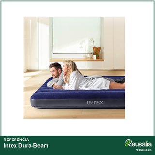 Intex colchón hinchable Dura-Beam 183x203 cm