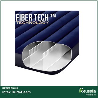 Intex colchón hinchable Dura-Beam 183x203 cm