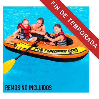 Intex Explorer Pro barco hinchable 3 cámaras