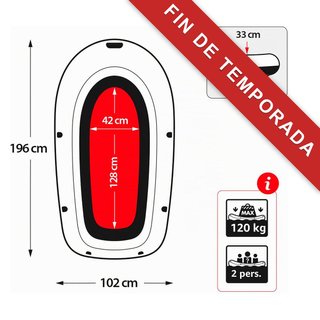 Intex Explorer Pro barco hinchable 3 cámaras