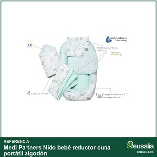 Nido bebé reductor cuna portátil algodón