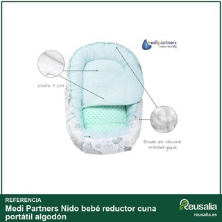 Nido bebé reductor cuna portátil algodón