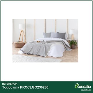 Todocama colcha multiusos algodón reciclado