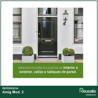 Amig Mod. 2 bocacartas latón dorado puerta