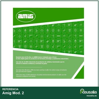 Amig Mod. 2 bocacartas latón dorado puerta