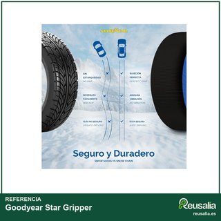 Goodyear Calcetines de nieve Star Gripper XL