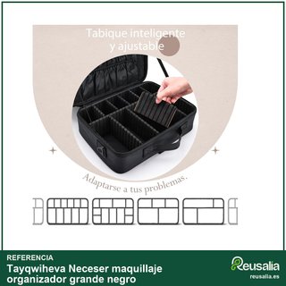 Neceser belleza organizador grande negro