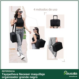 Neceser belleza organizador grande negro