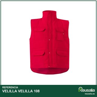 VELILLA 108 Chaleco acolchado multibolsillos
