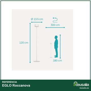 EGLO Roccanova lámpara solar pie