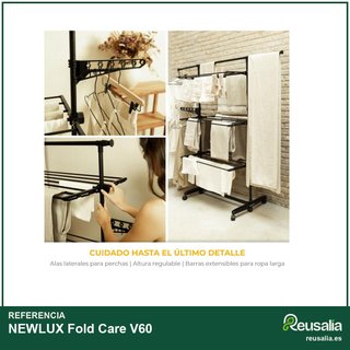 NEWLUX Fold Care V60 Tendedero plegable XXL con