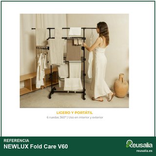 NEWLUX Fold Care V60 Tendedero plegable XXL con
