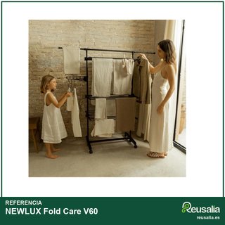 NEWLUX Fold Care V60 Tendedero plegable XXL con