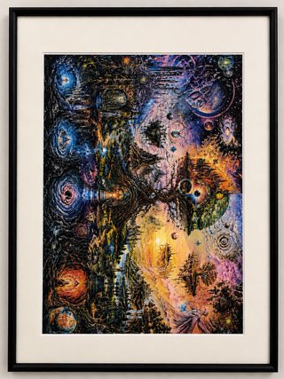 Obra La llave es un misterio multicolor