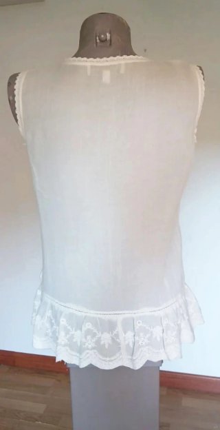 Blusa Edina Ronay Viscosa Blanca
