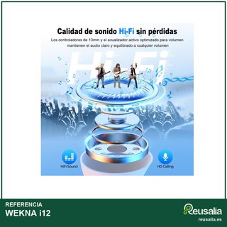 Auriculares inalámbricos Bluetooth 5.3 reducción