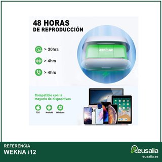 Auriculares inalámbricos Bluetooth 5.3 reducción
