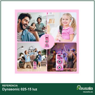 Dynasonic 025-15 luz Karaoke portátil Dynasonic