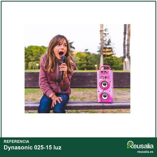 Dynasonic 025-15 luz Karaoke portátil Dynasonic