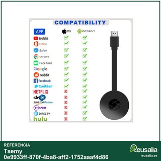 Adaptador inalámbrico HDMI 4K espejo pantalla