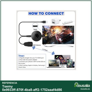 Adaptador inalámbrico HDMI 4K espejo pantalla