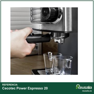 Cecotec cafetera espresso manual acero inoxidable
