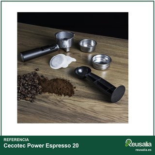 Cecotec cafetera espresso manual acero inoxidable