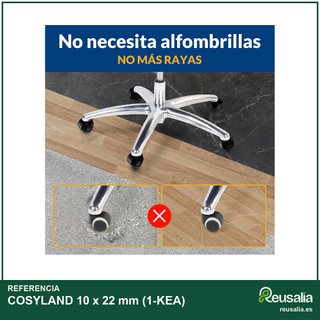 COSYLAND ruedas silla oficina silenciosas [5YCP]