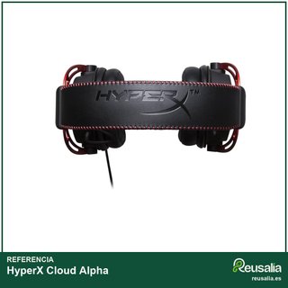 HyperX Cloud Alpha cascos gaming cable trenzado