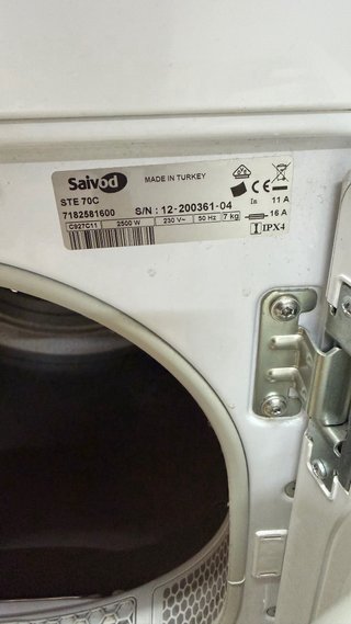 Secadora Saivod STE 70 C - 7 kg