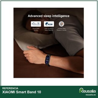 Xiaomi Smart Band 10 pantalla 1,72" plata