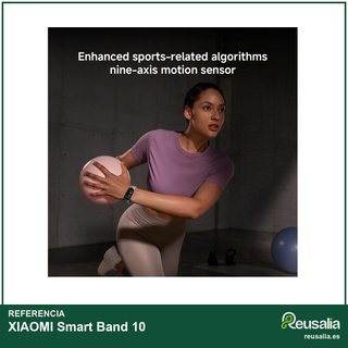 Xiaomi Smart Band 10 pantalla 1,72" plata