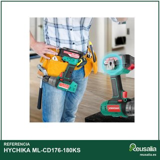 HYCHIKA Taladro Percutor Atornillador 18V 45Nm